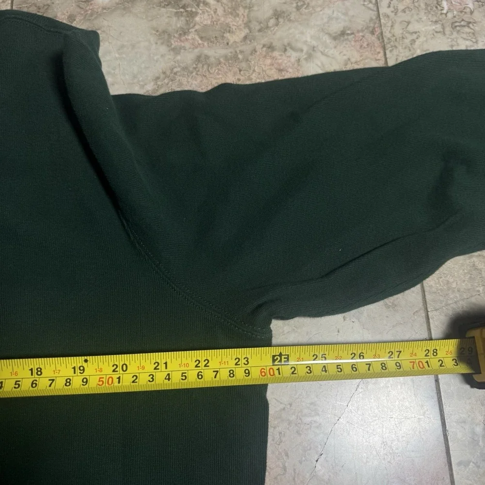 Polo Ralph Lauren Estate Rib Quarter Zip Pullover Sweater Green Men's Large